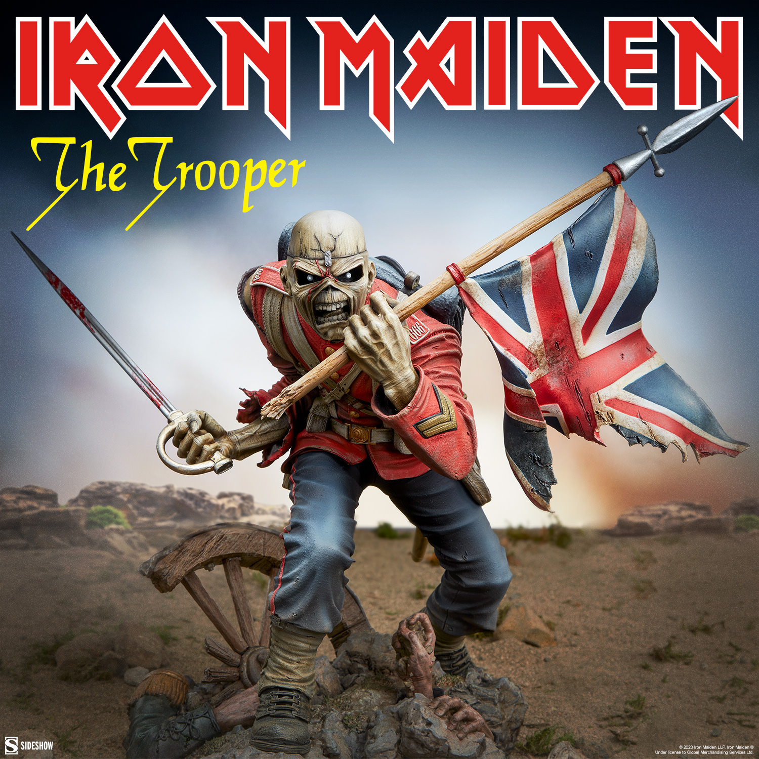 Figura Épica The Trooper de Sideshow - Iron Maiden Fans Internacional